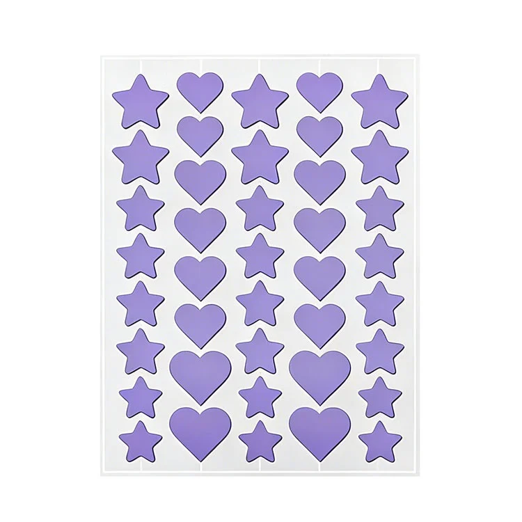 Patchs mignons de boutons étoilés pour la guérison